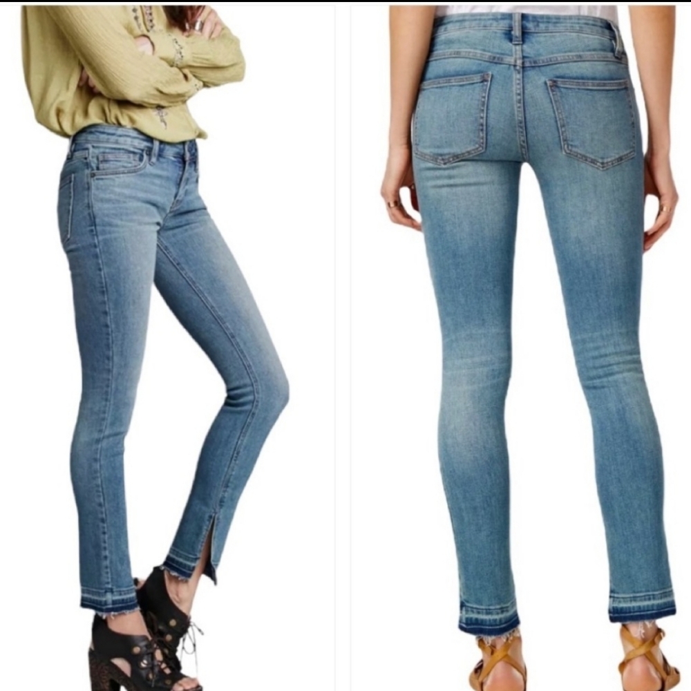 Free People Light Blue Skinny Jeans